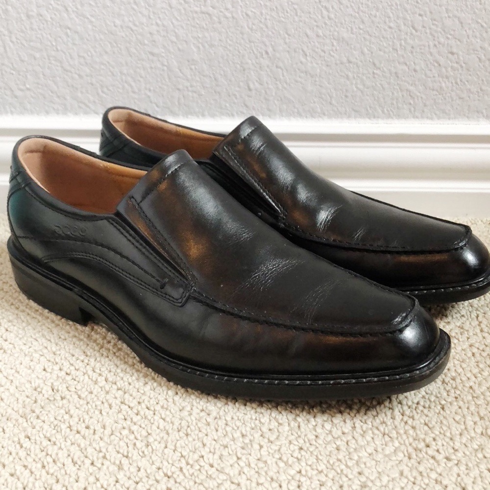 Ecco Helsinki Bike Toe Slip On in Black